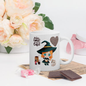 Peace, Love & Coffee - Magical Coffee Witch Mug